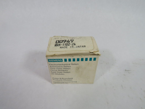Potter & Brumfield RKA-11DZ-24 00949 Relay 24VDC 5A 250VAC 8-Pin ! NEW !
