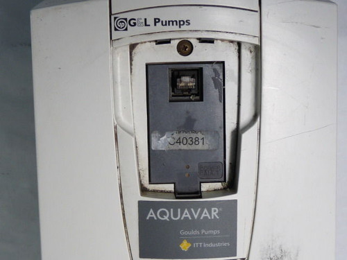 Goulds ACS550-U1-038-4 Aquavar CPC Drive Nema1 25Hp 460V 3Ph USED