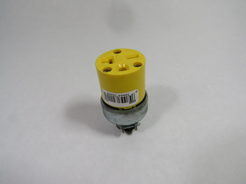 Cooper 2229 6-20R Connector 20A 250V 3W 2P USED