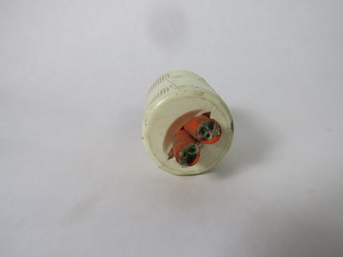 Leviton 70515-P Blue/White Locking Plug 15A 125V 3W 2P USED