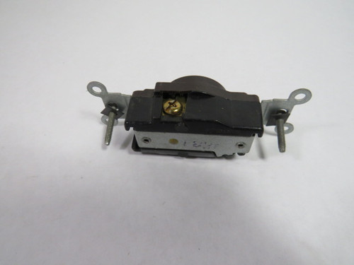 Leviton 5261 Single Receptacle 15A 125V 3W 2P USED