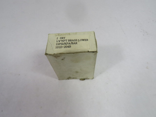 Generic 101D-204B Dry Pressure Gauge 15PSI 1BAR 2" Diameter 1/4"NPT ! NEW !