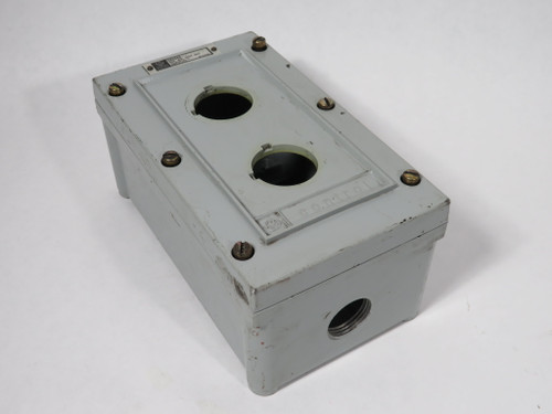 General Electric CR2940BC202A Heavy Duty Push Button Enclosure 2-Unit USED