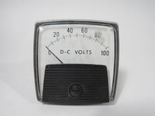 Yokogawa DC Voltmeter 0-100VDC 2-1/2" Diameter Taut Band 250220PKPK USED