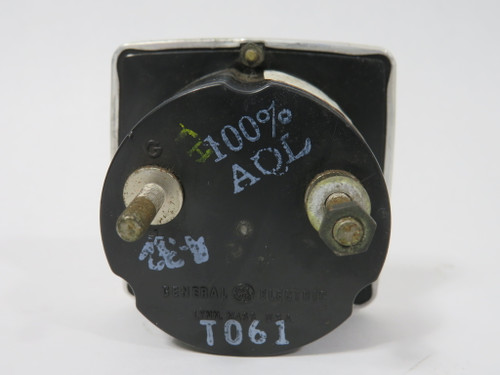 General Electric DC Voltmeter 0-300VDC 2-1/2" Diameter Type DW-91 USED