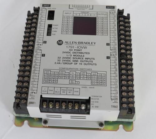 Allen-Bradley 1791-IOVW Series A Rev. A01 Block I/O Module 64 Pt. 24VDC USED