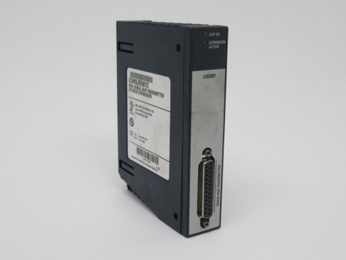 GE Fanuc IC695LRE001C RX3I Serial Bus Transmitter IO Rack Expansion CHIPPED USED