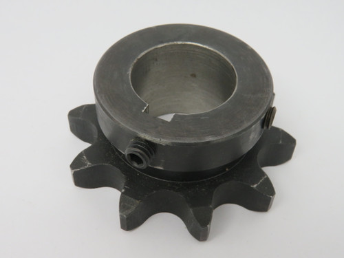 Tsubaki 80B10 Roller Chain Sprocket w/Keyway 1-1/2"ID 10T 80 Chain 1" Pitch USED