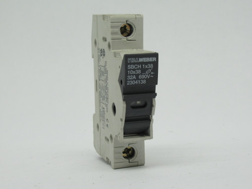 Italweber SBCH1x38 2304138 Fuse Holder 32A 690V 1-Pole USED