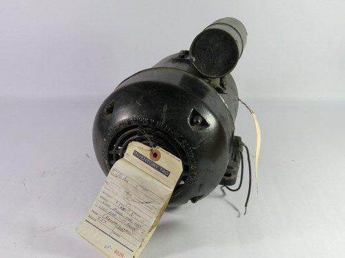 Brook Electric Motor 1HP 1725RPM 110/220V 145T TEFC 1Ph 60Hz USED