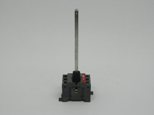 ABB OT40F3 Non-Fused Disconnect Switch 40A 600VAC 3-Pole 5" Shaft USED