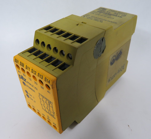 Pilz PNOZ-X3-120VAC/24VDC Safety Relay 120VAC 24VDC 4VA 2W 3S/1O COS DMG USED