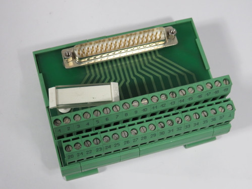 Phoenix Contact FLKM-D37-SUB/S 2281115 Termination Board 37 Pin COS WEAR USED