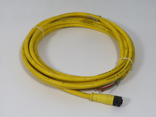 Woodhead 703000A03F120 Micro-Change Cordset 3P 4A 250V CUT TO 142" USED