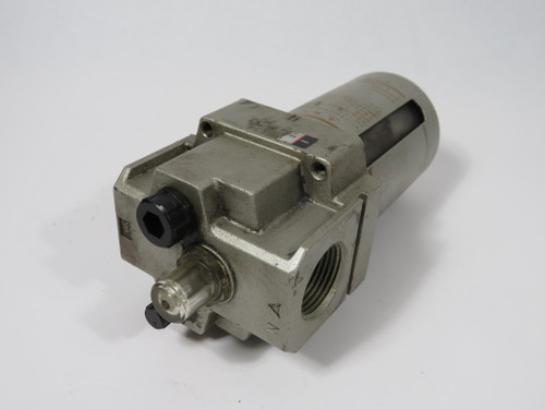 SMC NAL4000-N06-3 Modular Lubricator 3/4" NPT w/ Drain Cock DAMAGED LABEL USED