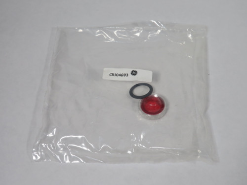 General Electric CR104G93 Domed Lens Cap Red NWB