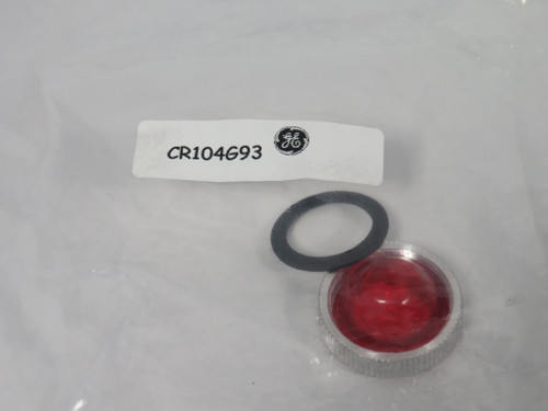 General Electric CR104G93 Domed Lens Cap Red NWB