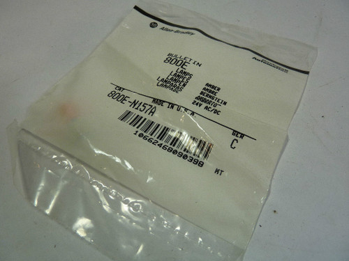 Allen-Bradley 800E-N157A LED Bulb Series C 24VAC/DC AMBER NWB