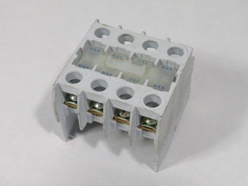 Cutler-Hammer C320KGT15 Auxiliary Contact Block 2NO 2NC USED