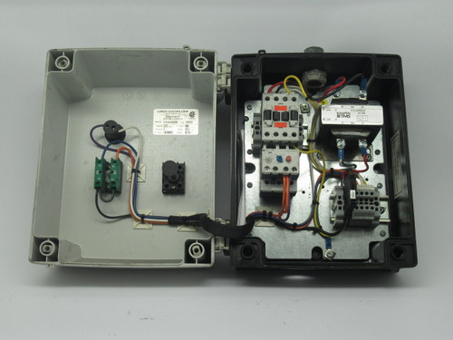 Lovato MSA10912120A9B04 Enclosed Motor Starter 6.3-10A 3Ph 600VAC 7.5HP USED