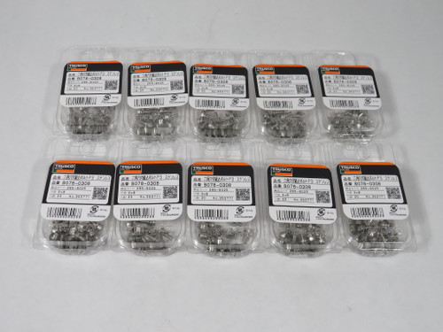 Trusco B078-0308 Stainless Hex Socket Cap Screw 3x8mm 10-Pack (20 Pcs/Pack) NEW