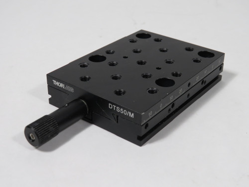 Thorlabs DTS50/M Dovetail Translation Stage 50mm M6x1.0 Taps USED