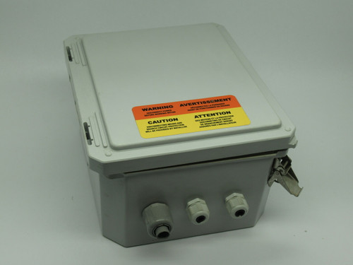 Stahlin DS100806HPL Fiberglass Hinged Enclosure 10" x 8" x 6" USED