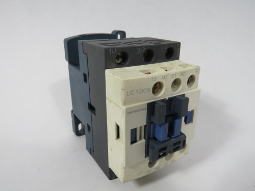 Telemecanique LC1D09P7 Contactor 230V 50/60Hz *MISSING FACE PLATE/COS DMG* USED