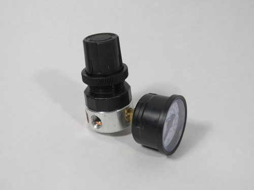 Nordson 2002A Constant Bleed Regulator 1/8" NPT 300 psig C/W 0-15 psi Gauge USED