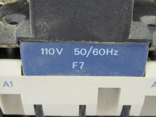 Telemecanique LC1D2510F7 Contactor 110V 50/60Hz Coil 4-Pole 40A 3ph USED