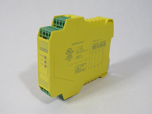 Phoenix Contact PSR-SCP-24UC/ESL4/3X1/1X2/B Safety Relay 24VAC/DC USED