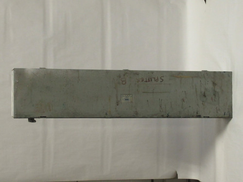 BEL T4403 Splitter Trough 400A 600V 3P 48" L x 10" W x 6" T *STAINED* USED