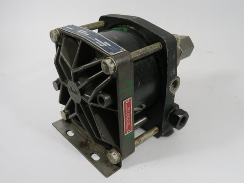 Haskel AW-B10 Air-Driven Fluid Pump 10:1 Ratio 1600 psi Liquid w/Mount USED