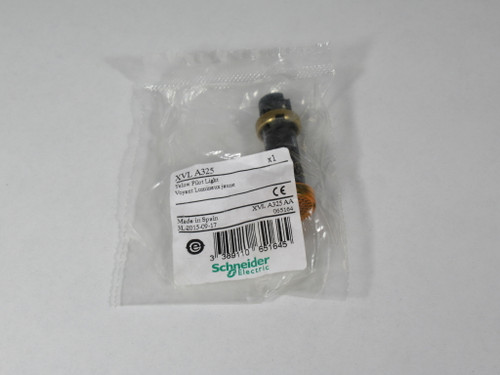 Schneider Electric XVLA325 Pilot Light 12mm 12VDC Yellow Lens NWB