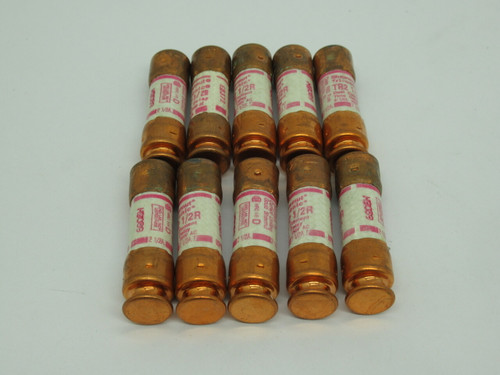 Gould Shawmut TR2-1/2R Trionic Dual Element Fuse 2-1/2A 250VAC *LOT OF 10* USED