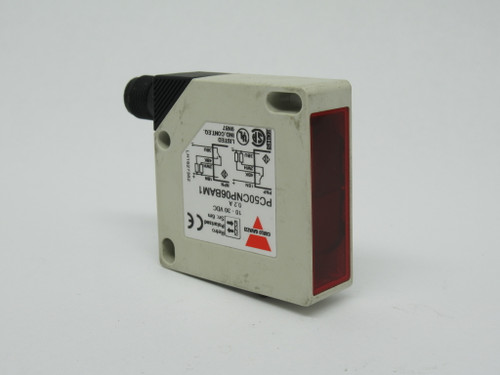 Carlo Gavazzi PC50CNP06BAM1 Retro Reflective Polarized Sensor 6m 10-30VDC USED