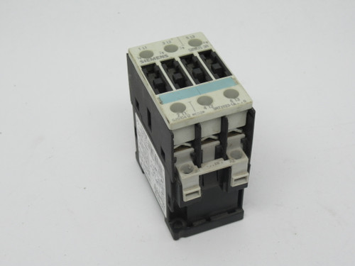 Siemens 3RT1023-1AK60 Power Contactor 110/120V 50/60Hz 3-Pole 9A USED