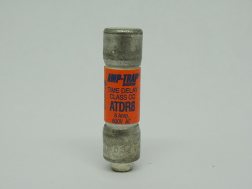 Gould Shawmut ATDR8 Amp-Trap 2000 Time Delay Fuse 8A 600VAC LOT OF 10 USED