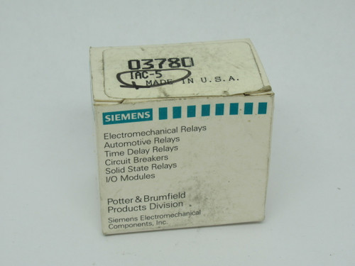 Siemens Potter & Brumfield IAC-5 I/O Module Out 50mA 30VDC In 90-140VAC NEW