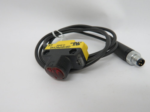Banner QS18VP6CV45 Photoelectric Sensor 10-30VDC 43mm Adjusted Cable 3Pin USED
