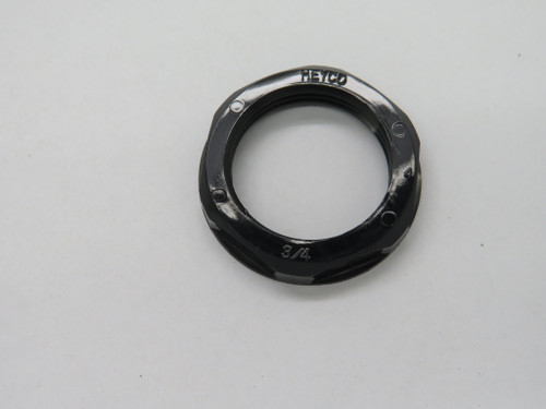 Heyco 3275 Plastic Black Conduit Locknut 3/4" Lot of 100 USED