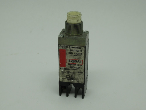 Eaton Cutler-Hammer E29NA1 Oil Tight Indicating Light Unit 120V *NO LAMP* USED