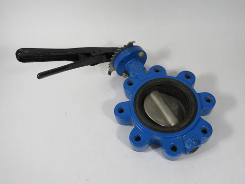Stonetown Lug-Style Butterfly Valve DN100 4" Ductile Iron C/W Handle USED