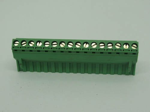 Phoenix Contact SMSTB2,5/16-ST-5,08 PCB Connector Green 2.5mm 12A 16-Pos. USED