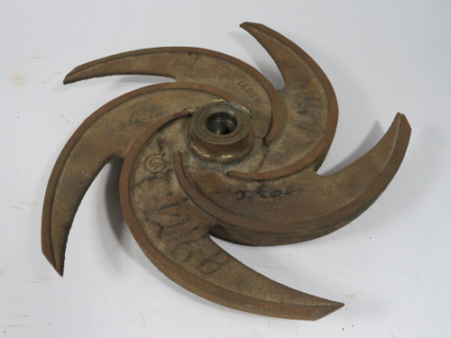 Goulds Pumps 0100-538-1013 5-Vane Impeller for 3196 Pump 1.5x3-13 USED