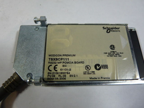 Schneider TSXSCP111 Communication Module PCMCIA USED