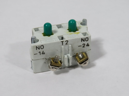 Eaton 10250T2 Series D2 Push Button Contact Block 2NO 690V 10A USED