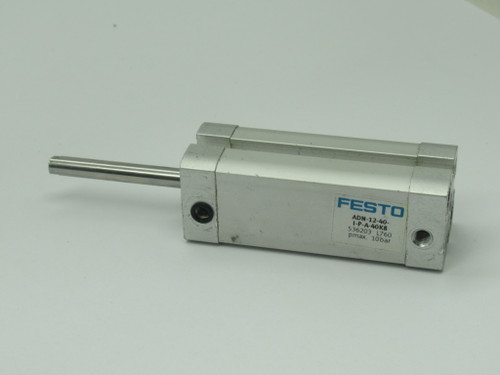 Festo 536203 ADN-12-40-I-P-A-40K8 Compact Air Cylinder 12mm B 40mm Stroke USED