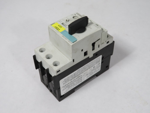 Siemens 3RV1021-1BA10 Motor Starter Protector 1.4-2A 690V Class 10 1NO/1NC USED