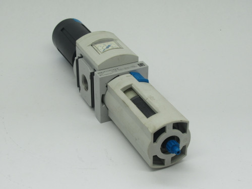 Festo 531270 MS6N-LFR-1/2-D7-E-R-M-AS Filter Regulator w/ Gauge 0-200 psi USED